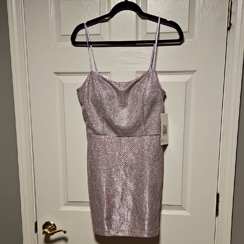 Emerald Sundae Shimmery Bodycon Mini Dress